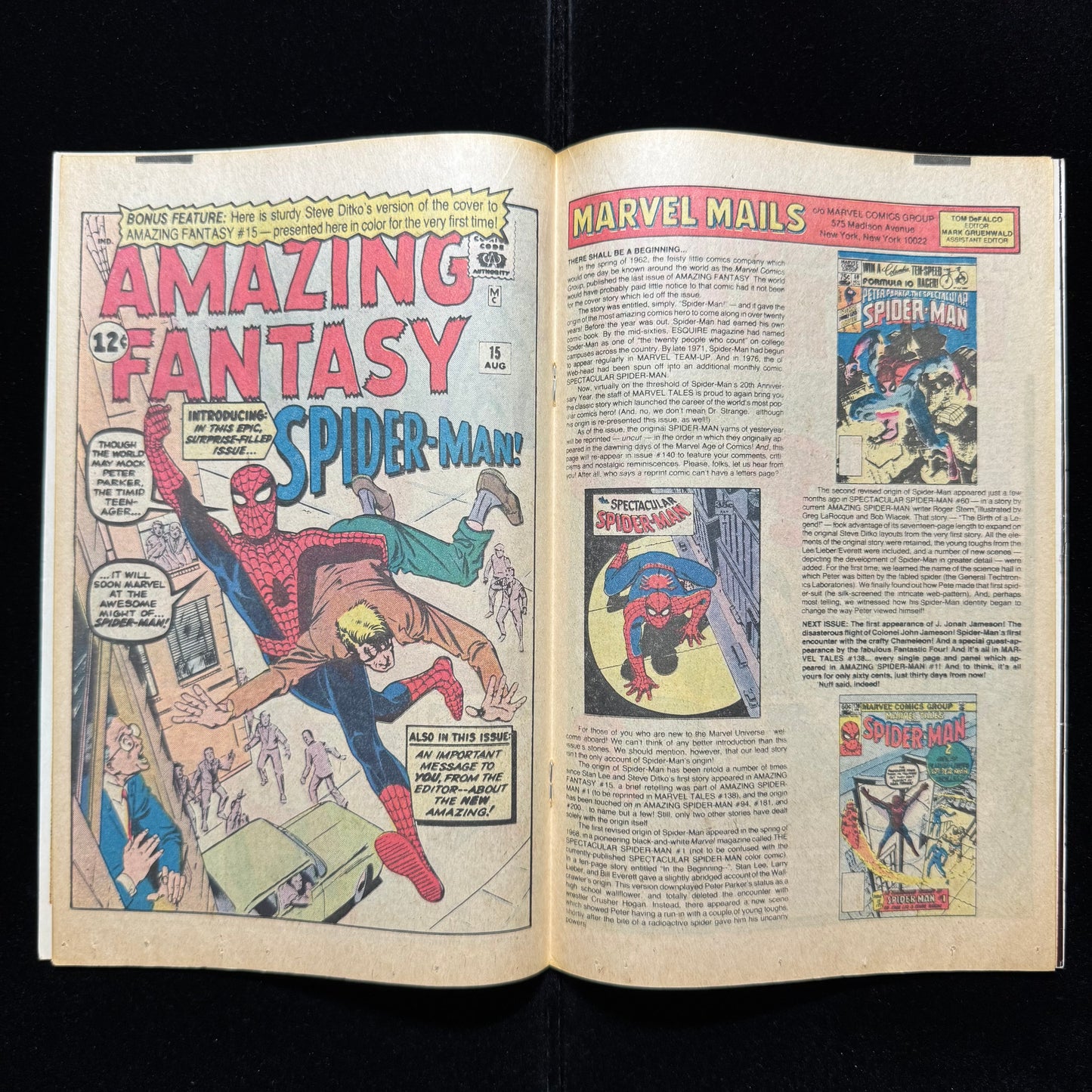 Marvel Tales 137 - 1st Standard Reprint Of AF15 - Bronze Age Marvel Comics 1982