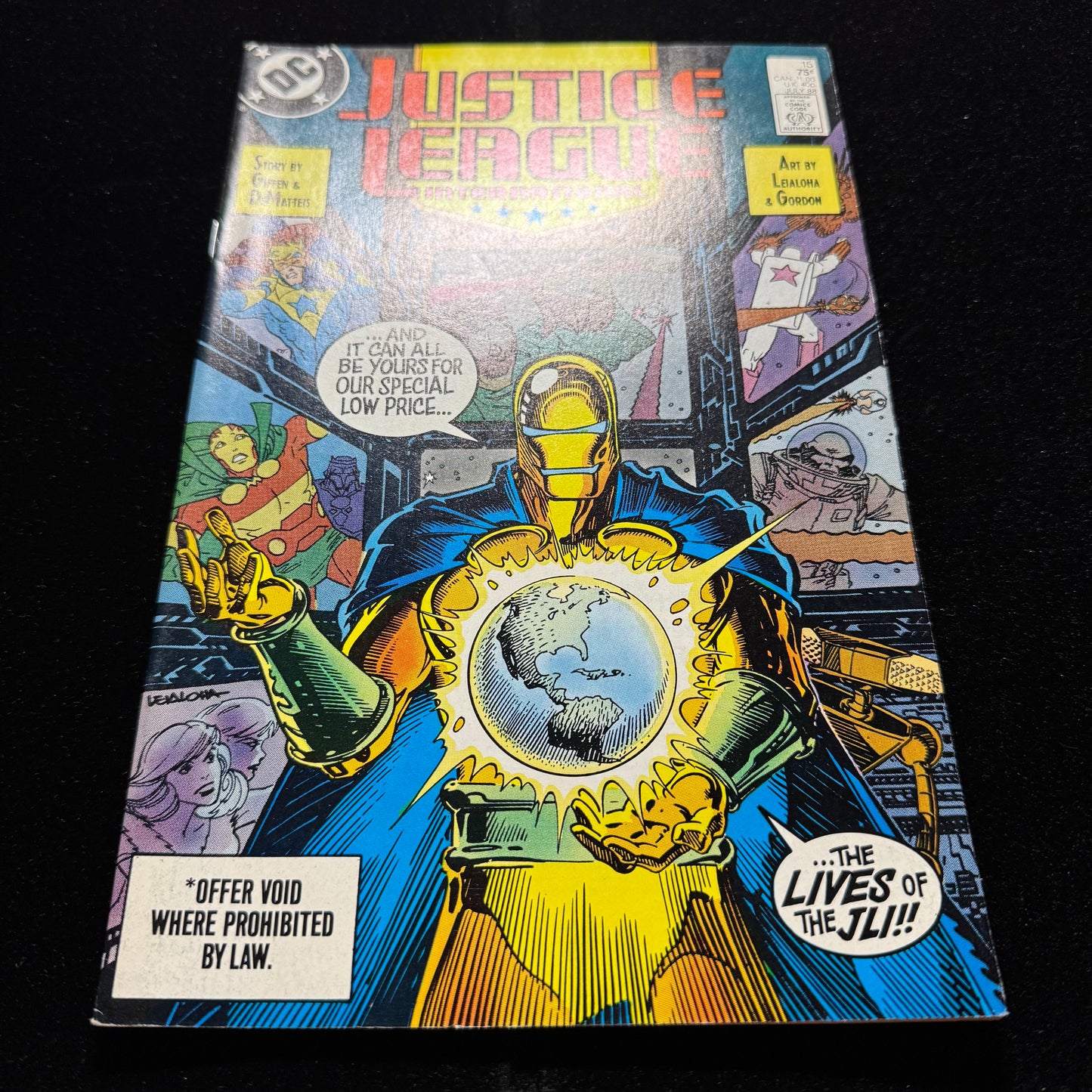 Justice League International 15 - Copper Age Dc Comics 1988