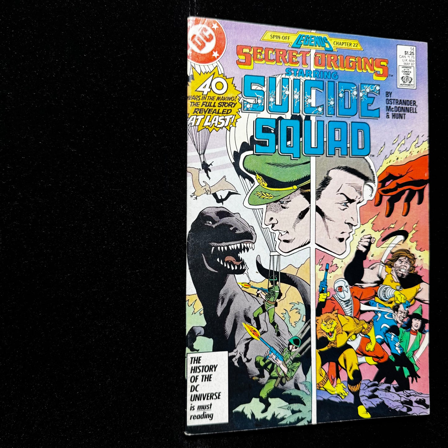 Secret Origins 14 - 1st App Of Rick Flagg Sr - Copper Age Dc Comics 1987