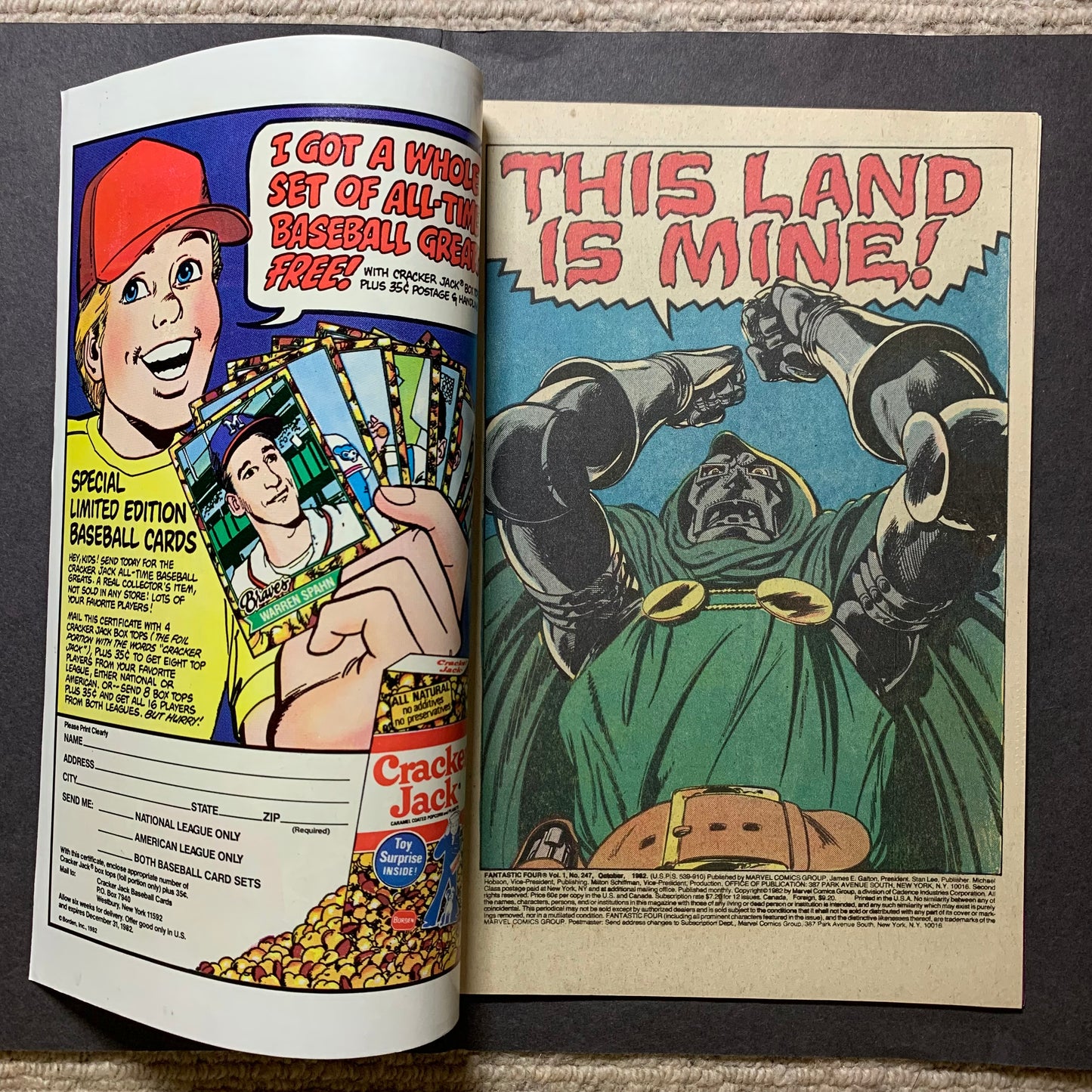 Fantastic four 247/ Bronze Age marvel comics 1982