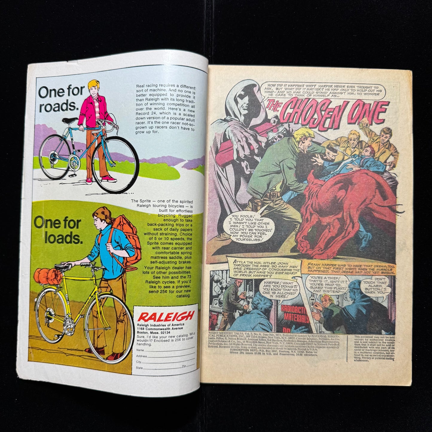 Weird Mystery Tales 6 - Mark Jewelers Insert - Horror/ Bronze Age Dc Comics 1973