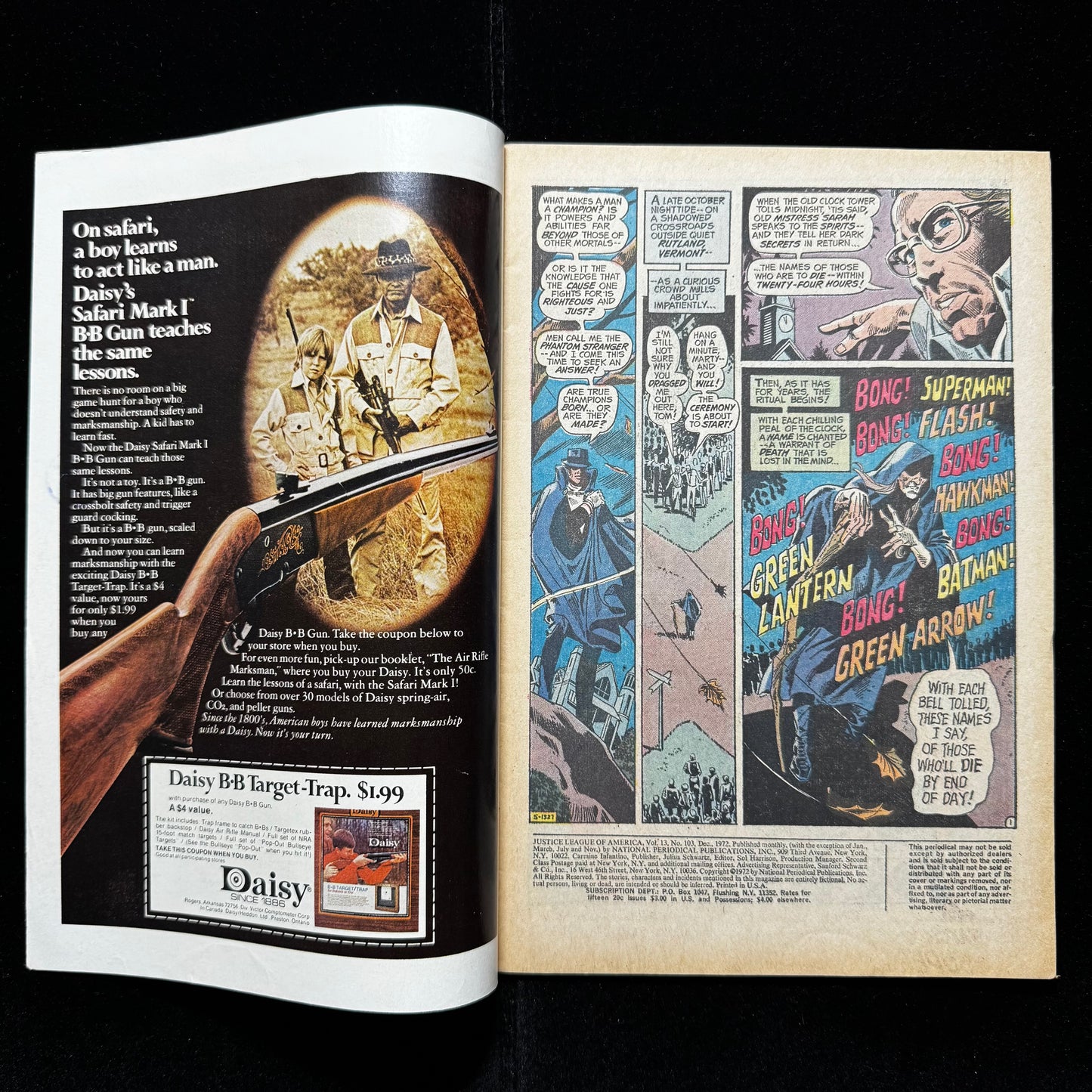 Justice League 103 - Phantom Stranger Joins The JLA - Bronze Age Dc Comics 1972