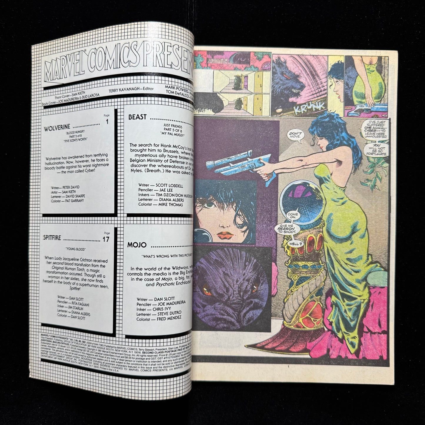 Marvel Comics Presents 89 - 1st Art By Joe Madureira - Copper Age Marvel 1991