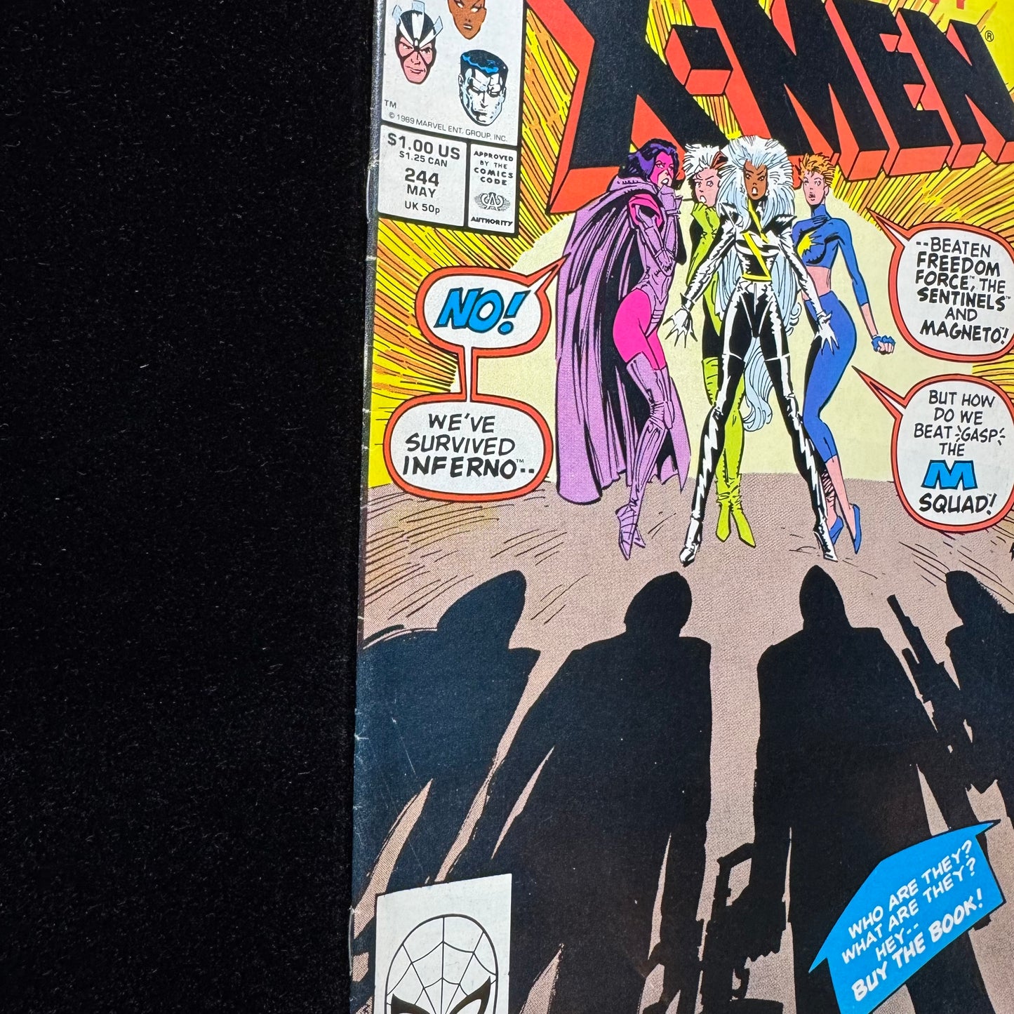 Uncanny X-Men 244 - 1st Appearance Of Jubilee - Copper Age Marvel Comics 1989