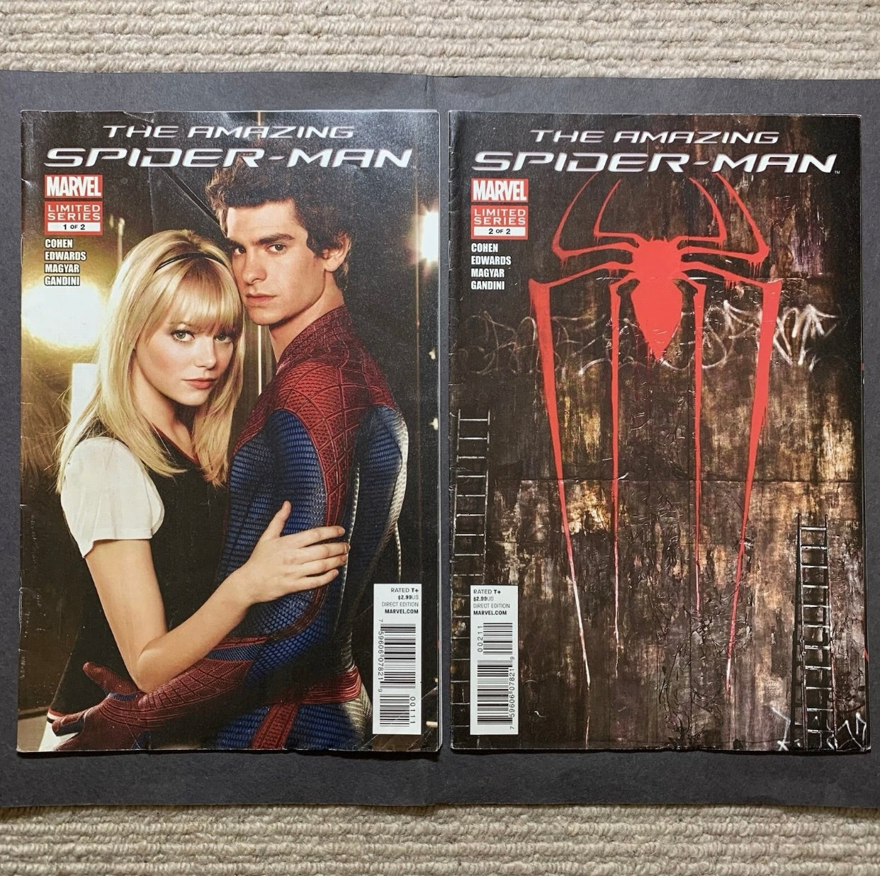 Amazing Spider-Man The Movie 1 & 2/ Complete Set/ Modern Age Marvel Comics 2012