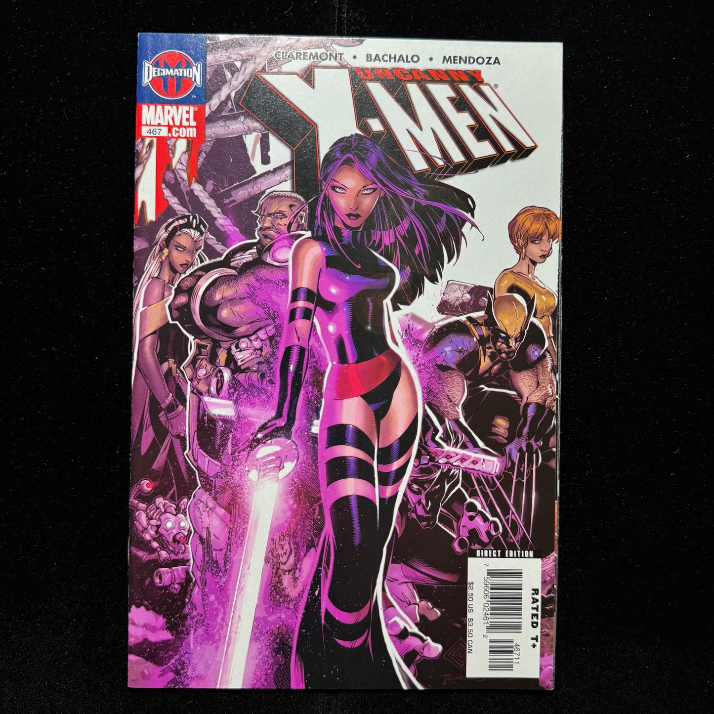 Uncanny X-Men 467 - 1st App Of Shir’ar Death Commandos - Modern Age Marvel 2006