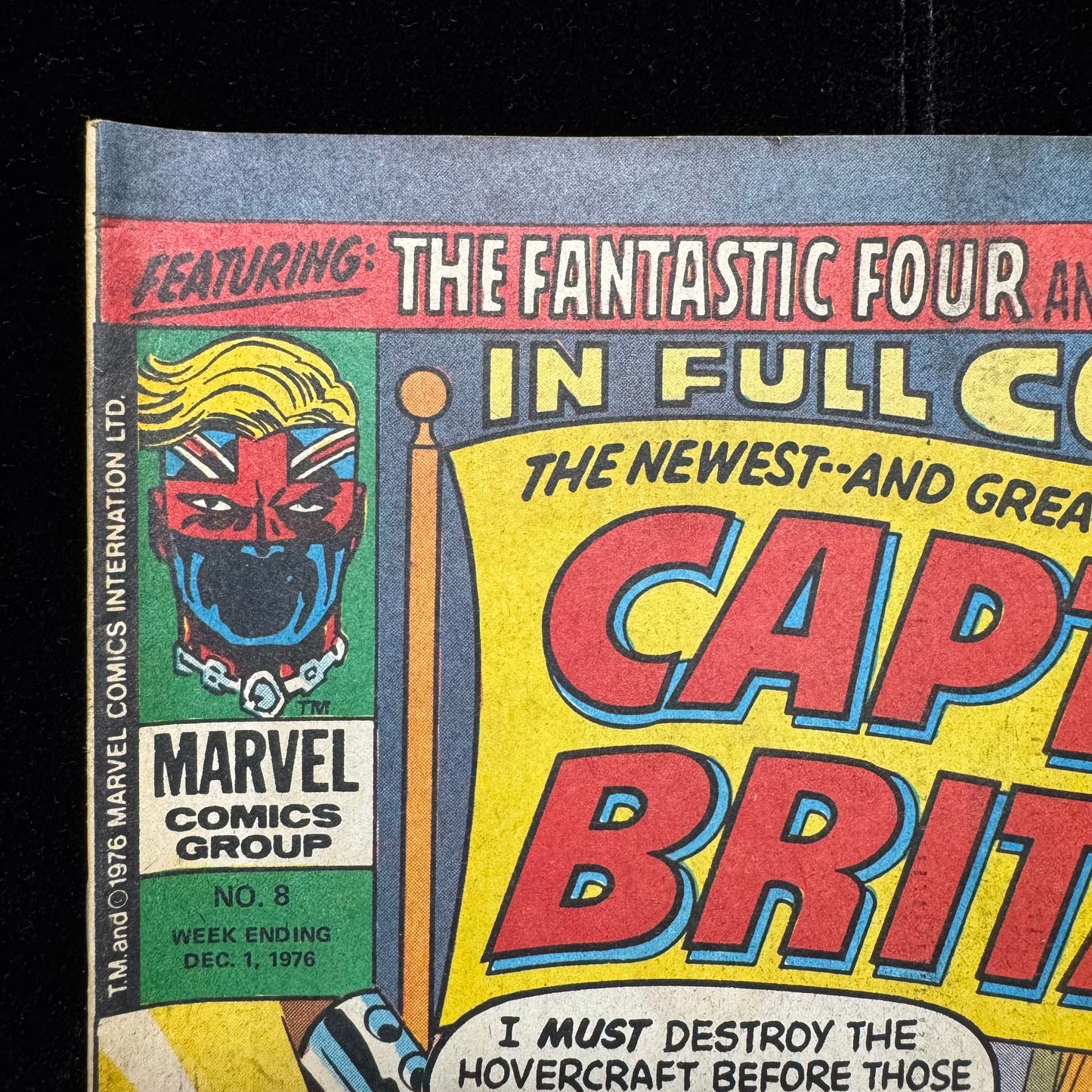 Captain Britain 8 - 1st App Of Betsy Braddock - Bronze Age Marvel Comics 1976