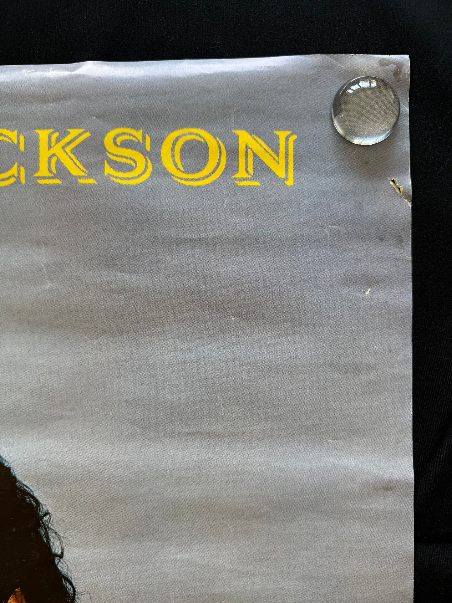 Michael Jackson Black Panther Poster - MJJ Productions - 37" x 26.5" Rare 1991