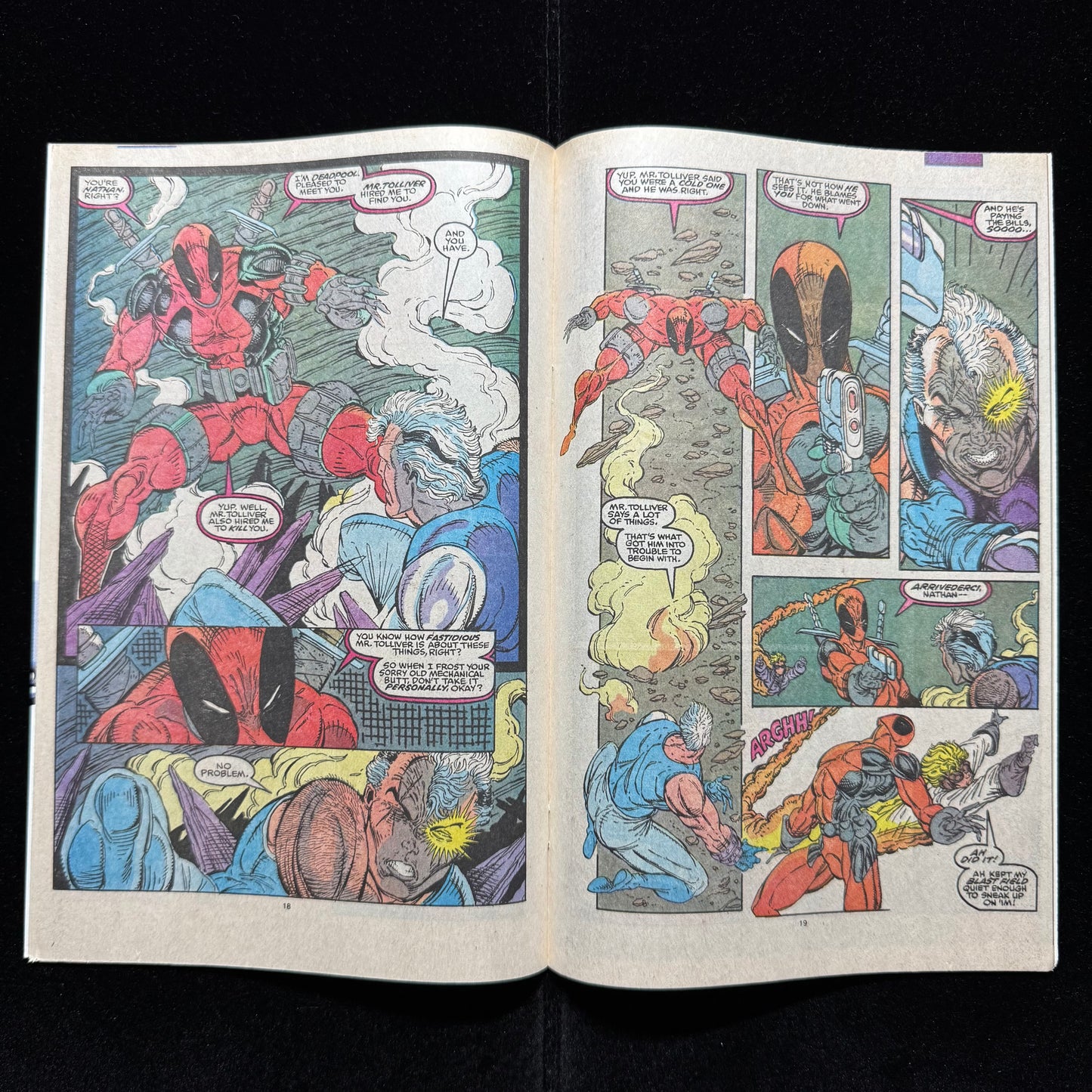 New Mutants 98 - 1st Appearance Of Deadpool - Copper Age Marvel Comics 1991