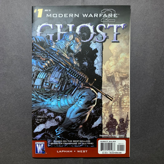 Modern Warfare 2: Ghost 1 Jim Lee Variant/ Modern Age Wildstorm Comics 2010