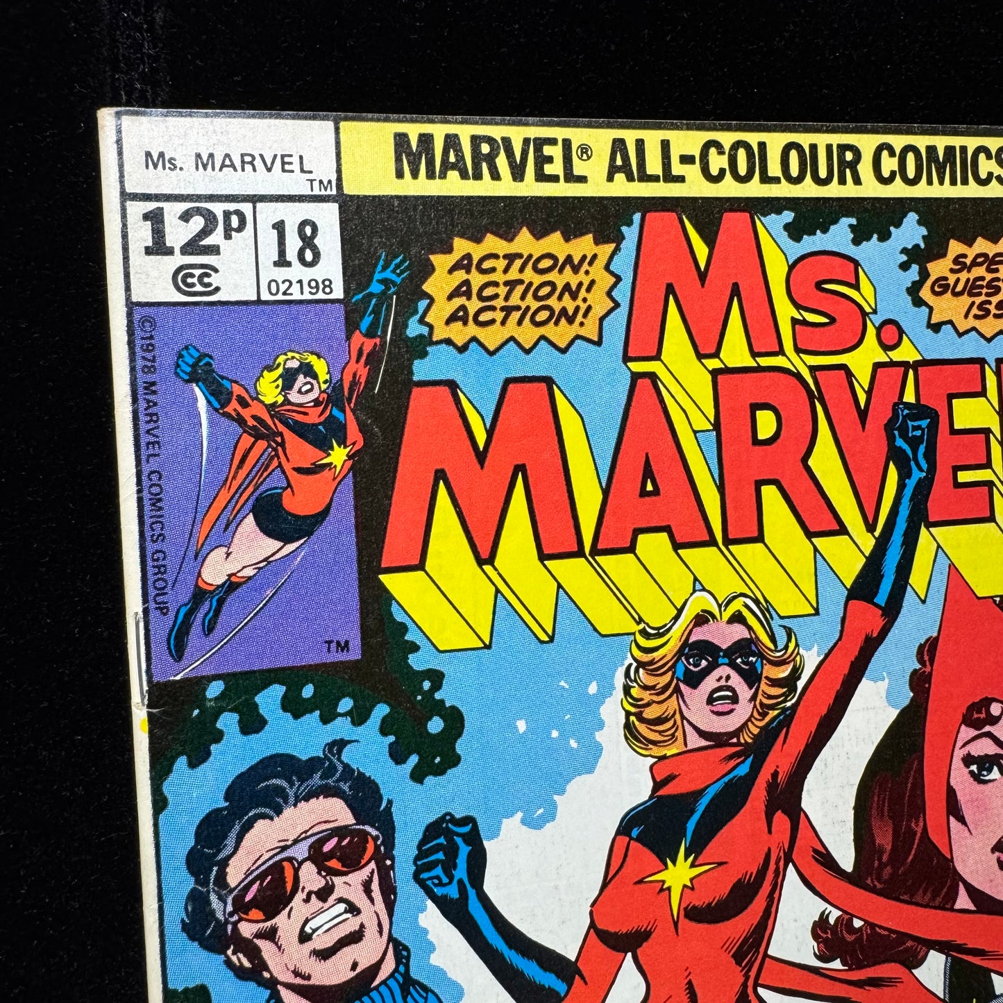 Ms Marvel 18 - 1st Full Appearance Of Mystique - Bronze Age Marvel Comics 1978