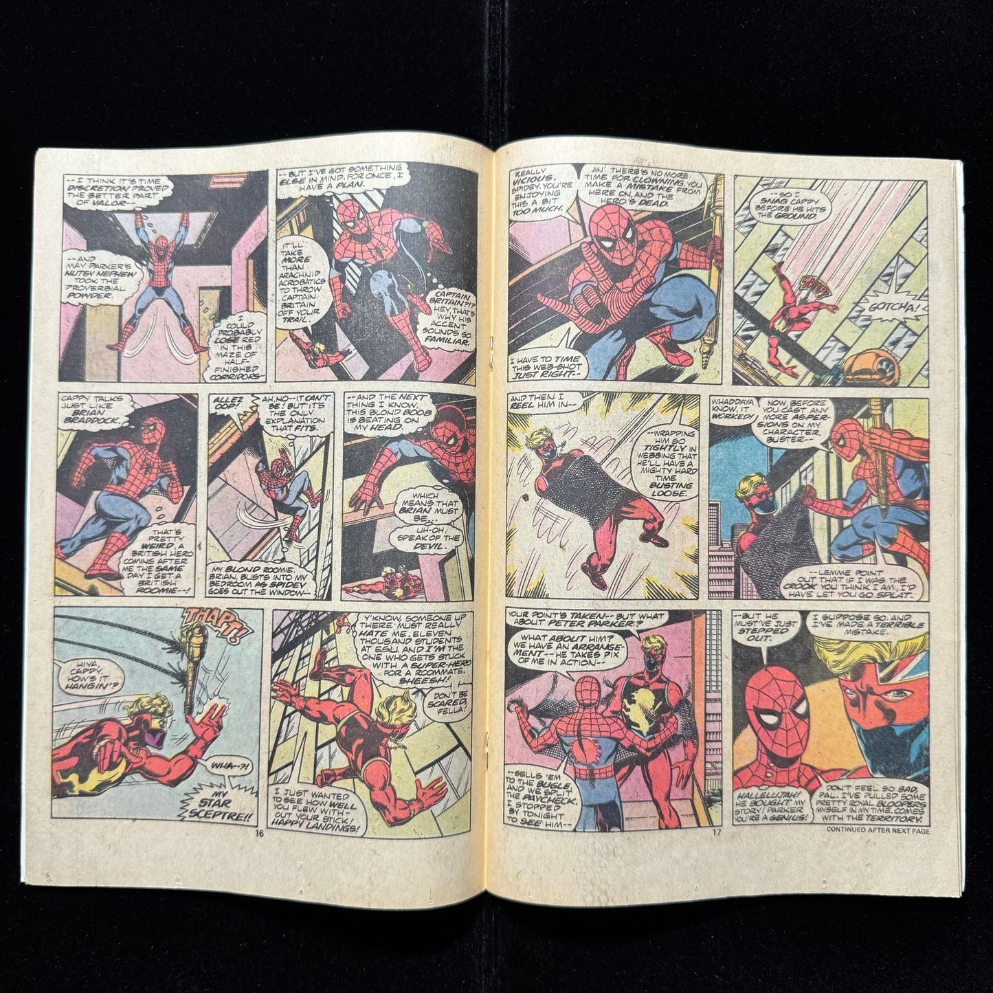 Marvel Team Up 65 - 1st App Cap Britain In US Comics - Bronze Age Marvel 1978