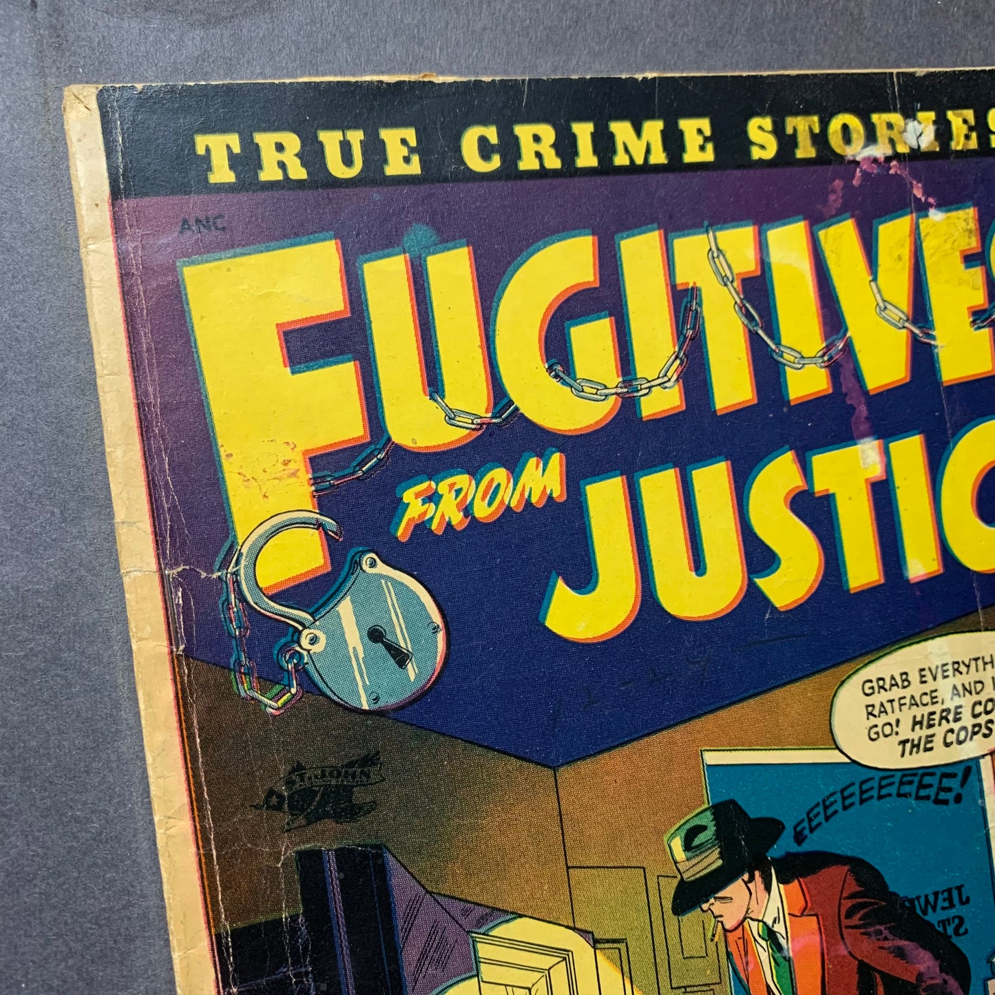 Fugitives from justice 1/ golden age St. John comics 1952