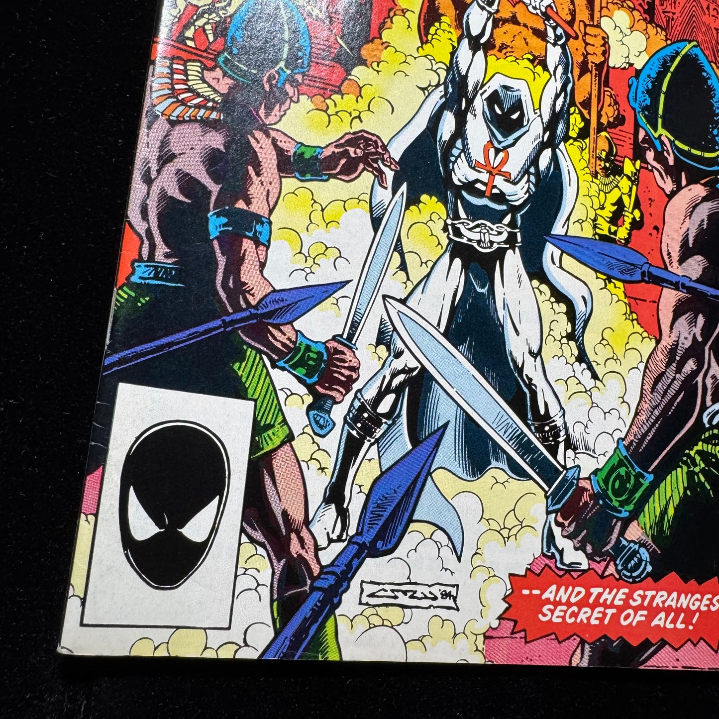 Moon Knight 1 - Debut Of New Moon Knight Suit - Copper Age Marvel Comics 1985