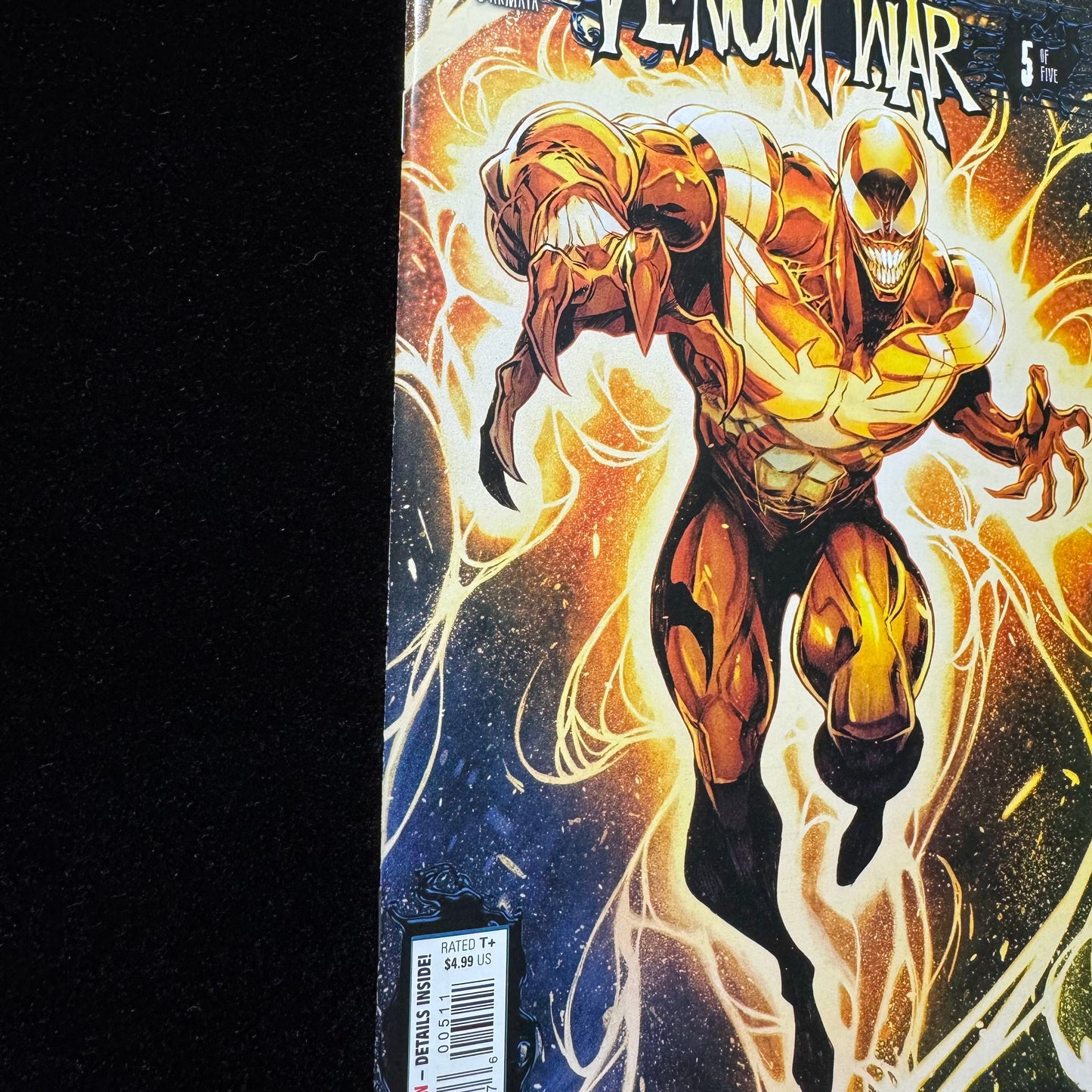 Venom War 5 - 1st Appearance Of Eganrac - Modern Age Marvel Comics 2024