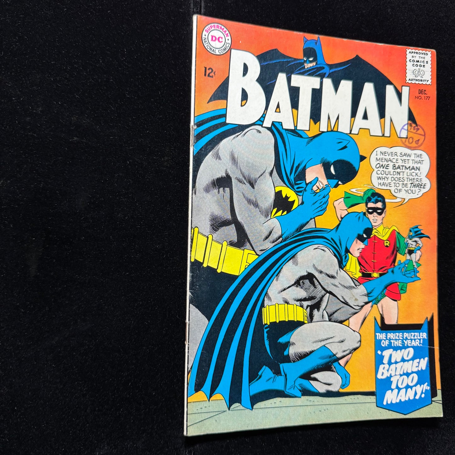 Batman 177 - Classic Carmine Infantino Cover - Silver Age Dc Comics 1965