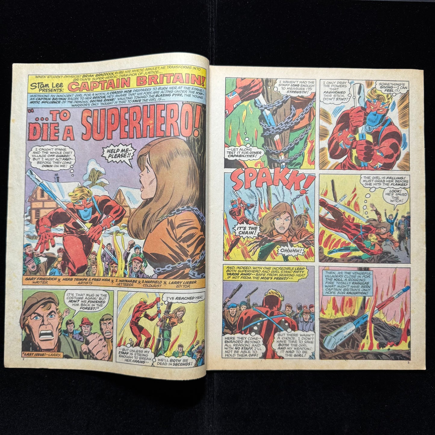 Captain Britain 12 - Bronze Age Marvel Comics 1976