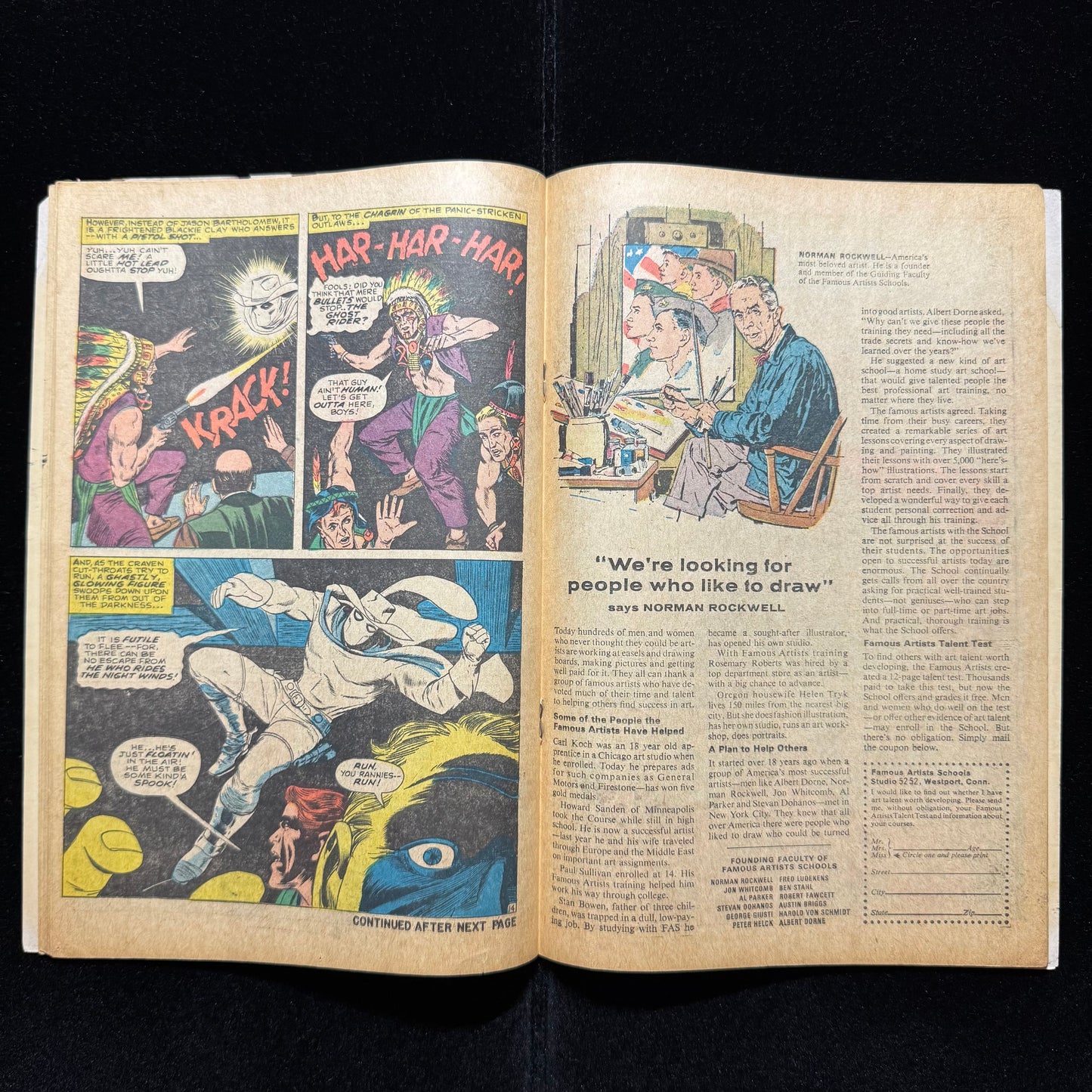 Ghost Rider 1 - 1st App Of Carter Slade Ghost Rider - Silver Age Marvel 1967