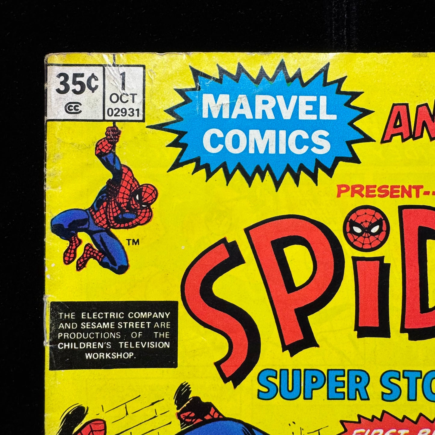 Spidey Super Stories 1 - Origin Of Spider-Man Retold - Bronze Age Marvel 1974