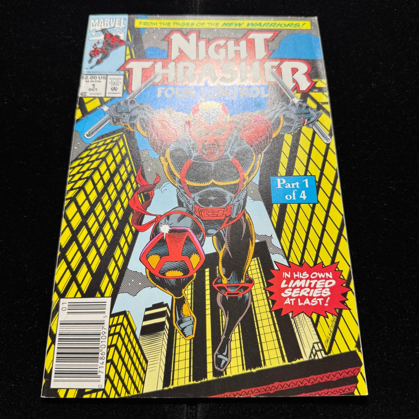 Night Thrasher: Four Control 1 - Modern Age Marvel Comics 1992