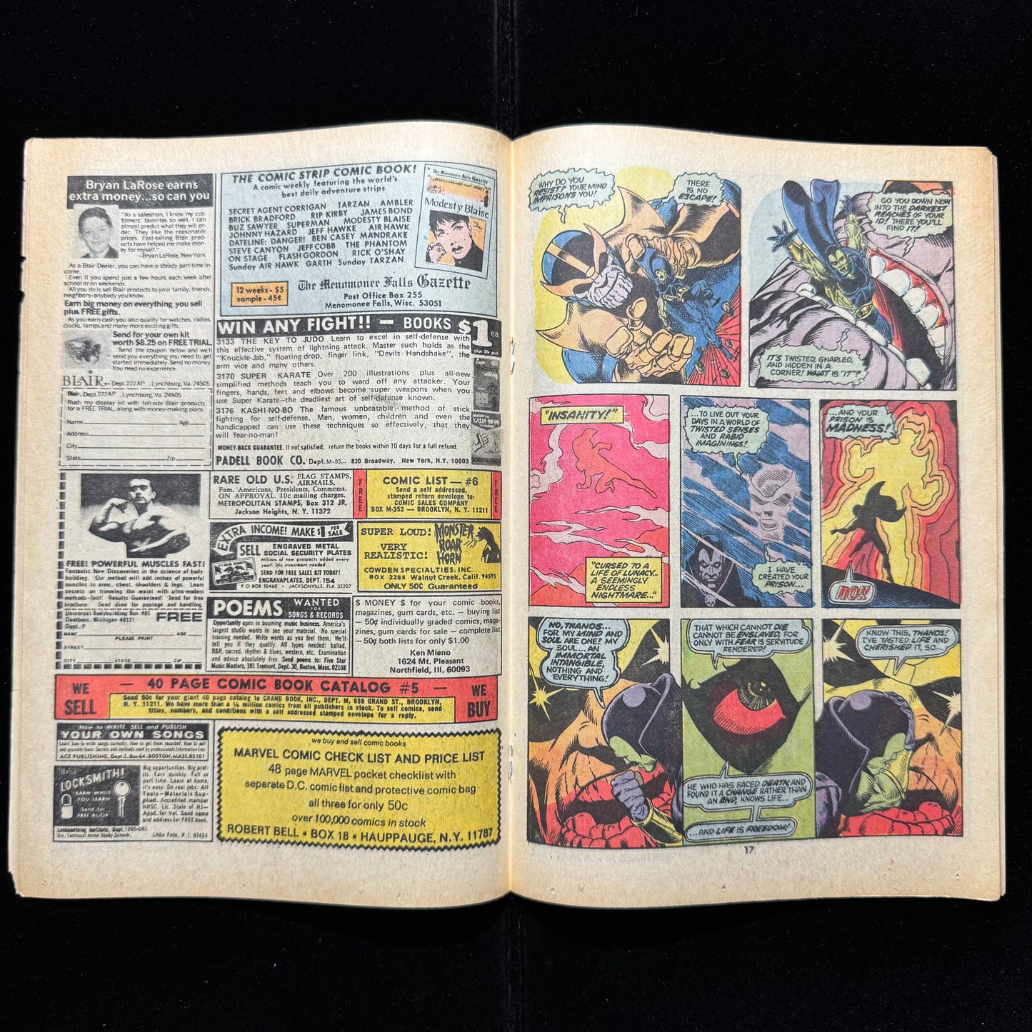 Captain Marvel 28 - 4th App Thanos/ 3rd App Drax - Bronze Age Marvel Comics 1973