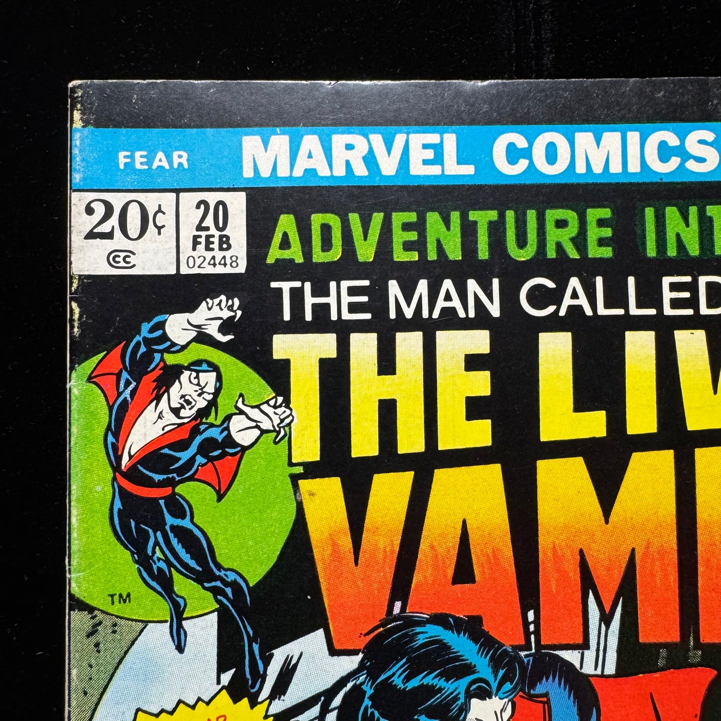 Adventure Into Fear 20 - 1st Solo Morbius Story - Bronze Age Marvel Comics 1974