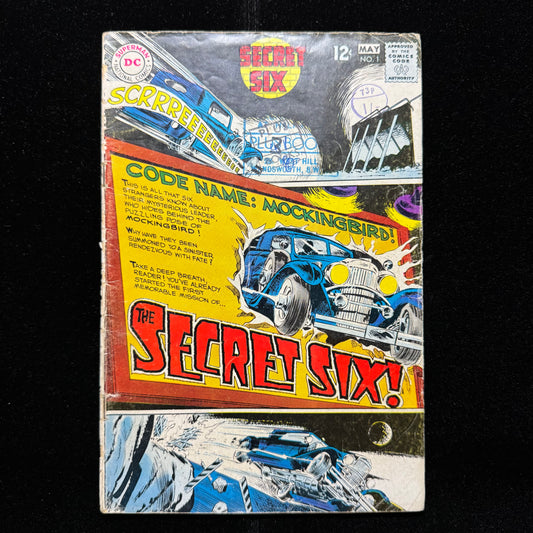 Secret Six 1 - 1st Team Appearance Of The Secret Six - Silver Age Dc Comics 1968