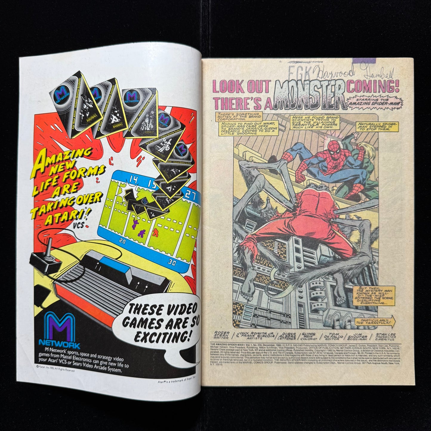 Amazing Spider-Man 235 - Newsstand Edition- Bronze Age Marvel Comics 1982