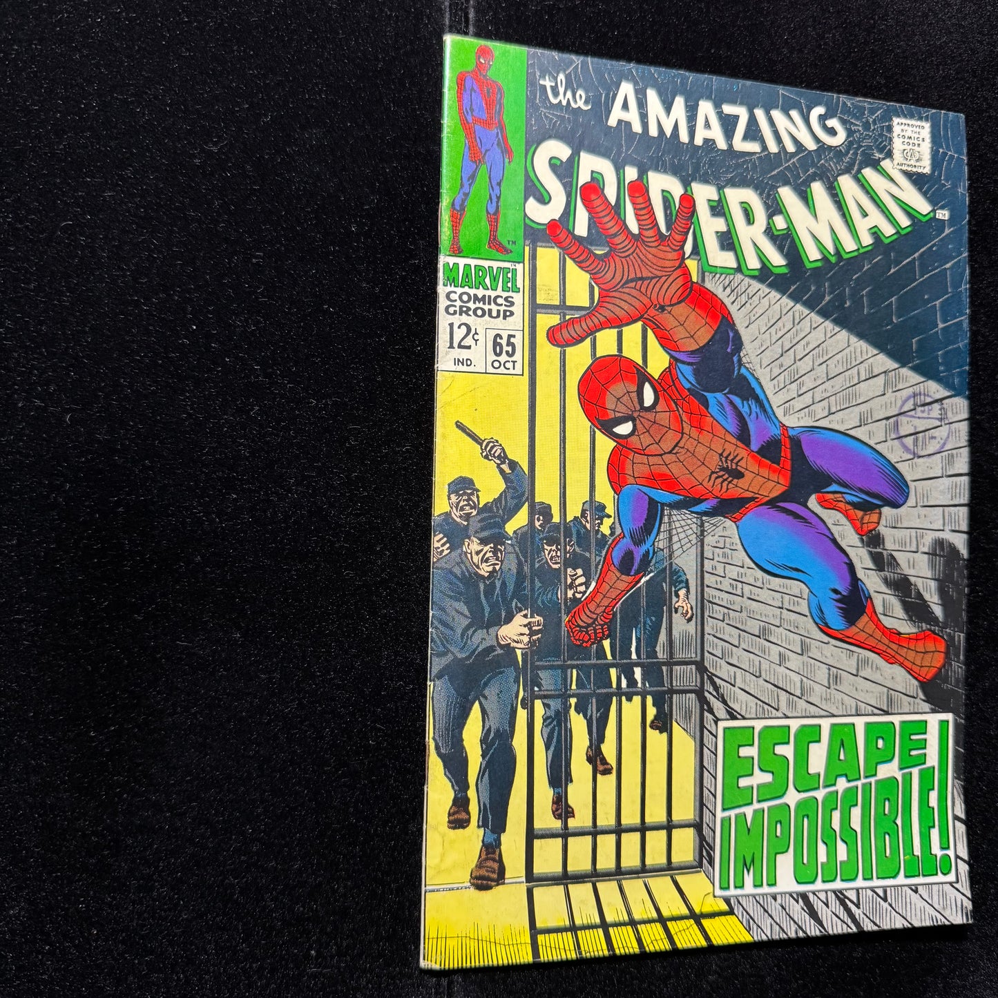 Amazing Spider-Man 65 - Stunning Romita Sr Cover - Silver Age Marvel Comics 1965