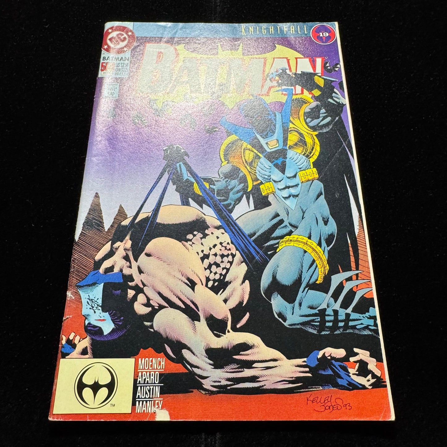 Batman 500 - Azrael Defeats Bane - Modern Age Dc Comics 1993