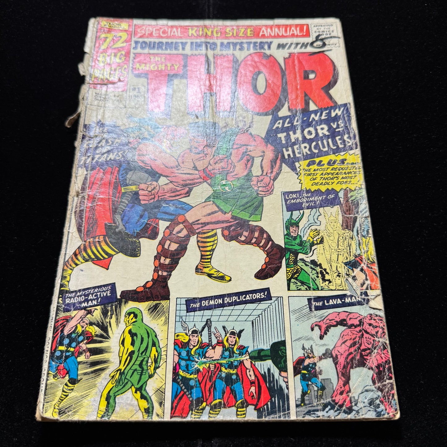 Journey Into Mystery Annual 1 - 1st App Of Hercules - Silver Age Marvel 1965