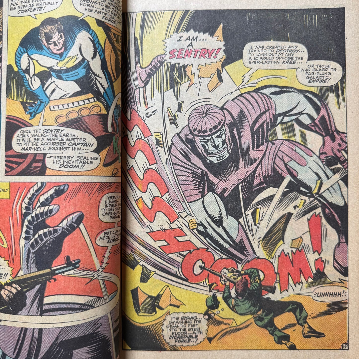 Marvel Super-Heroes 13 - 1st App Carol Danvers - Silver Age Marvel Comics 1968