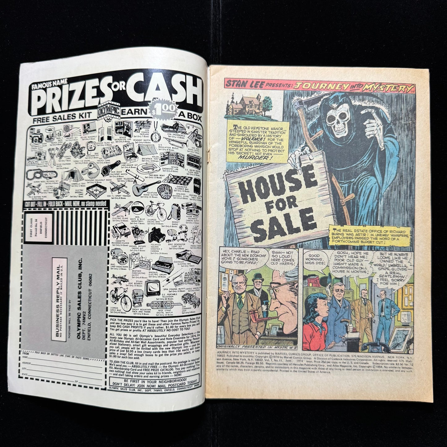 Journey Into Mystery 11 - Bronze Age Marvel Comics 1974