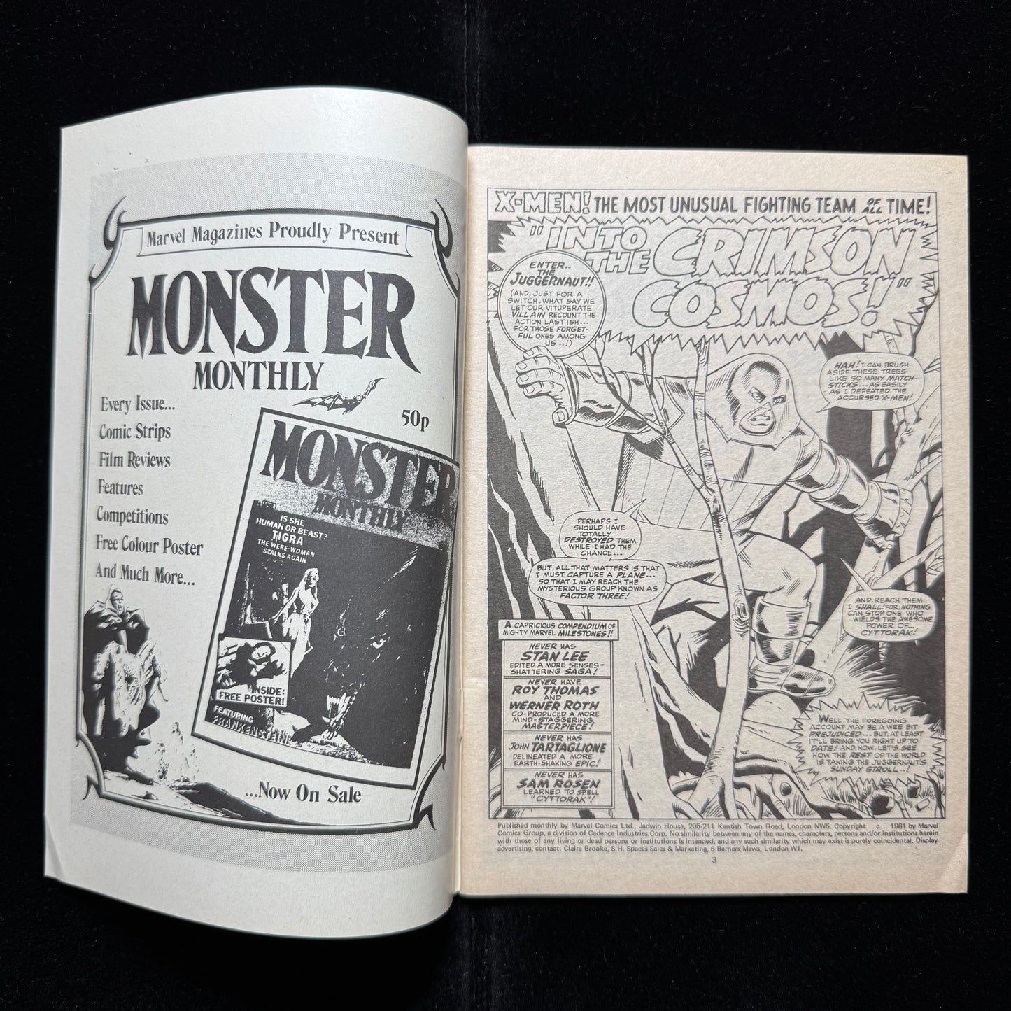 X-Men Pocket Book 26 - Bronze Age Marvel Comics 1981
