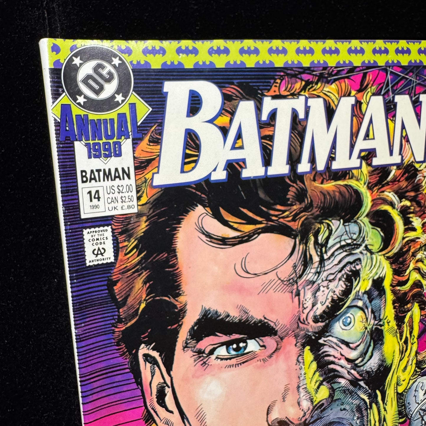 Batman Annual 14 - Origin Of Two-Face - Copper Age Dc Comics 1990