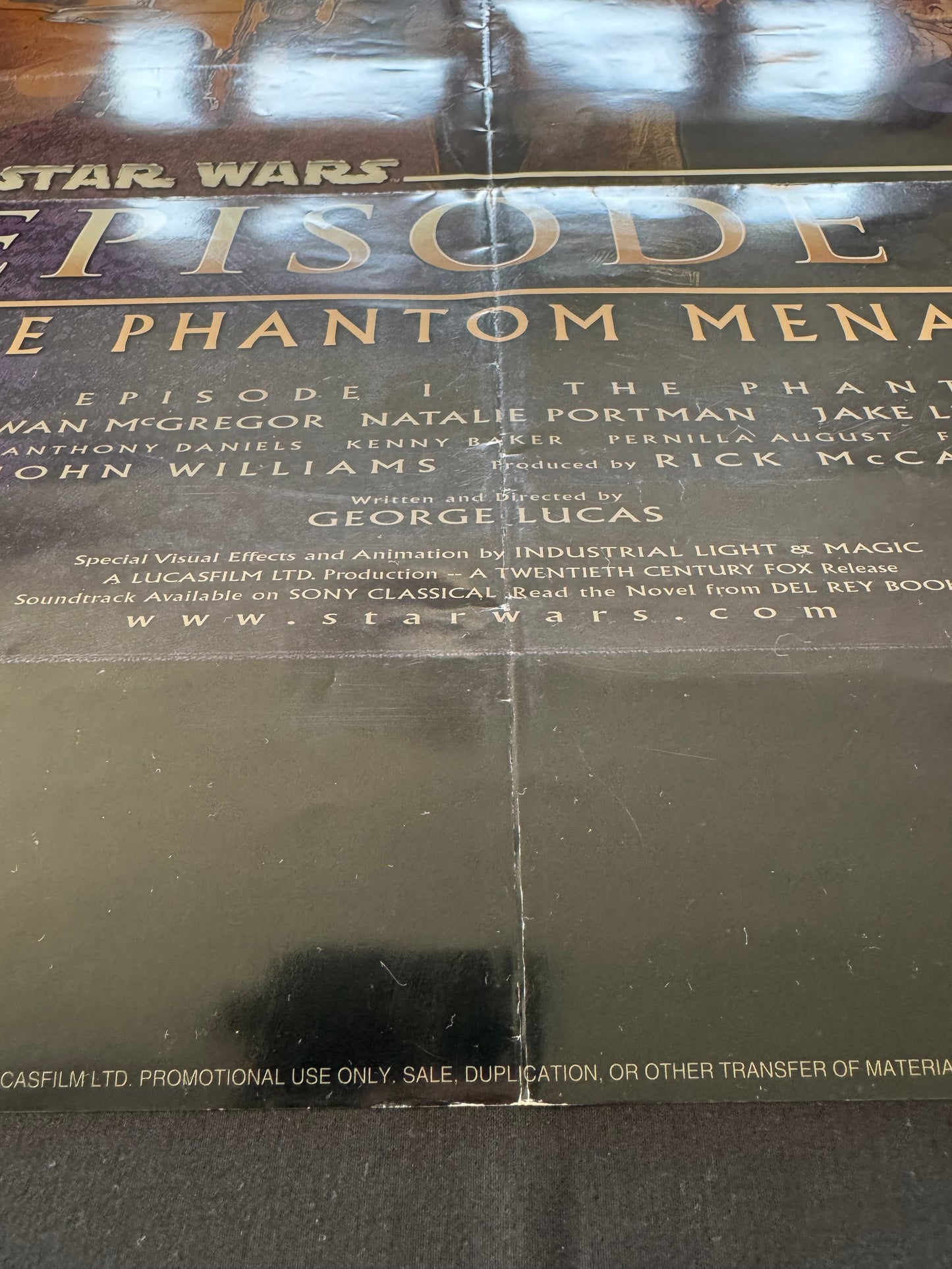 Star Wars Episode I The Phantom Menace - Original 1999 Cinema Poster Darth Maul