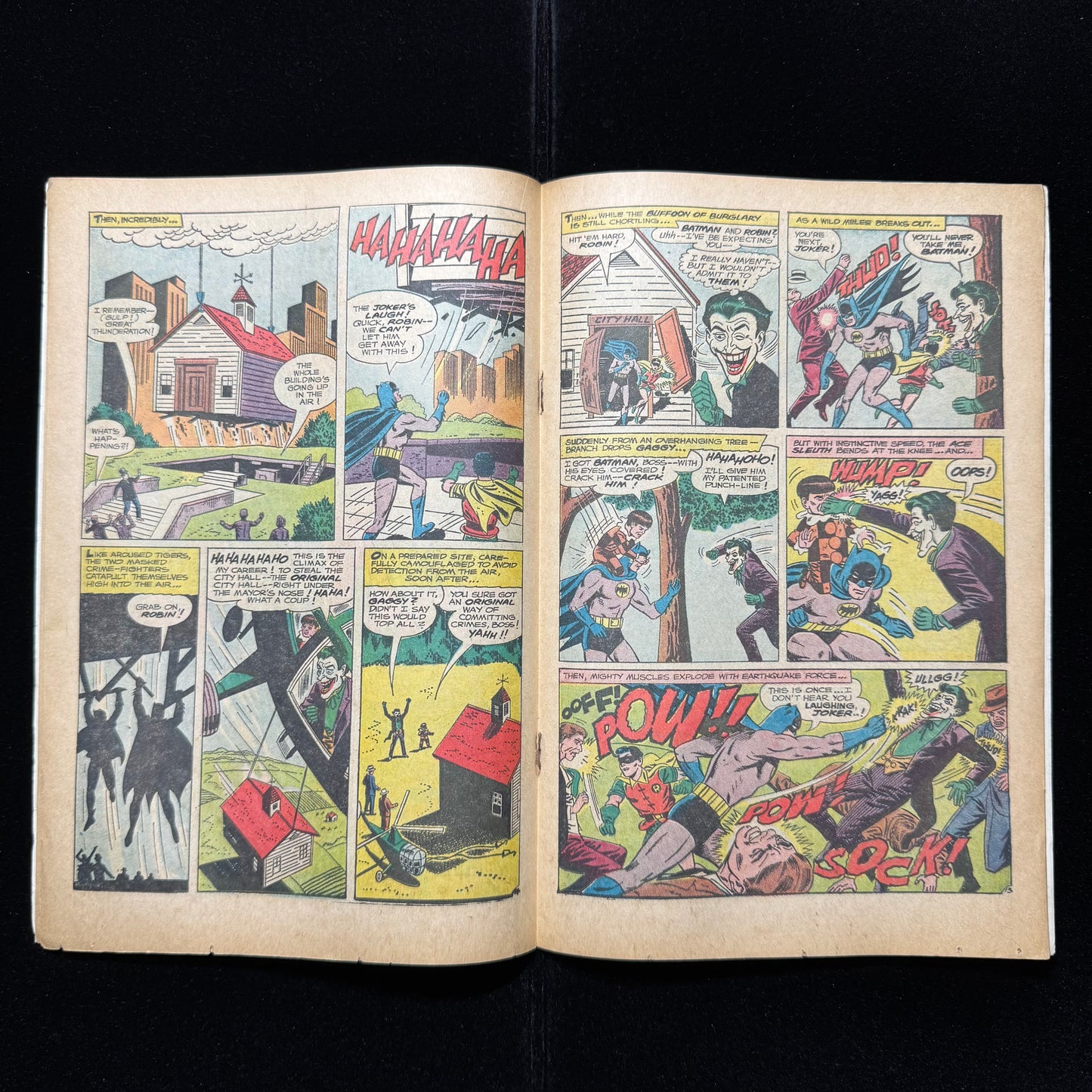 Batman 186 - 1st Appearance Of Gaggy The Clown - Silver Age Dc Comics 1966
