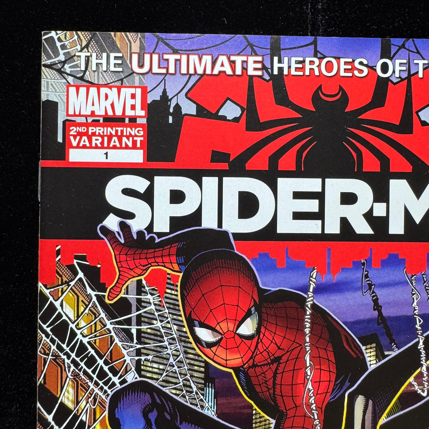 Spider-Men 1 - 2nd Print Mask Variant - Modern Age Marvel Comics 2012