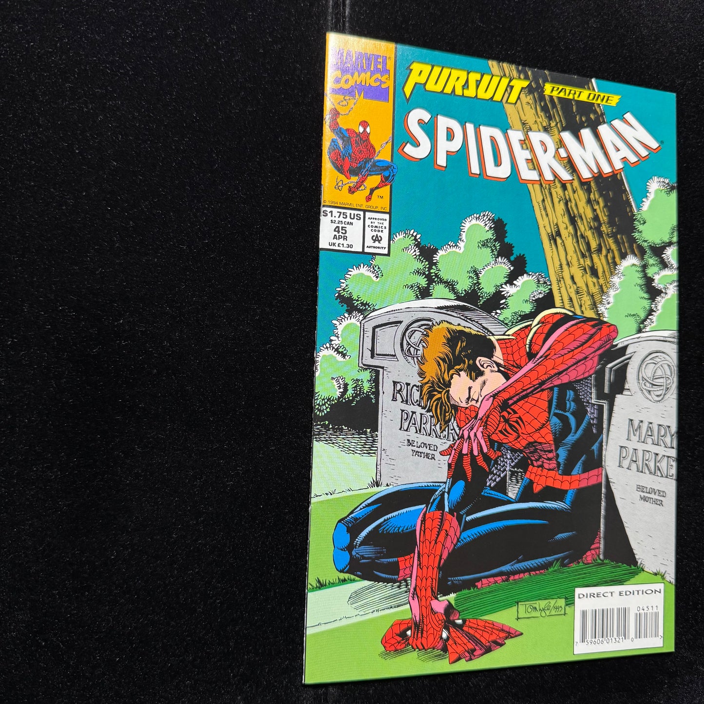 Spider-Man 45 - Great Tom Lyle Cover - Modern Age Marvel Comics 1994