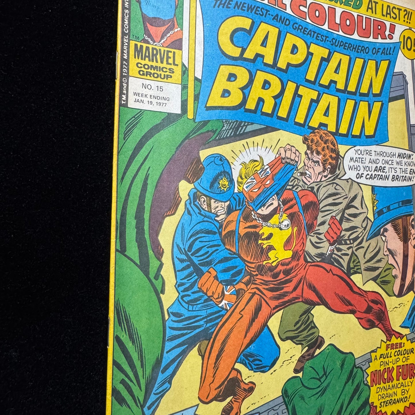 Captain Britain 15 - Bronze Age Marvel Comics 1977