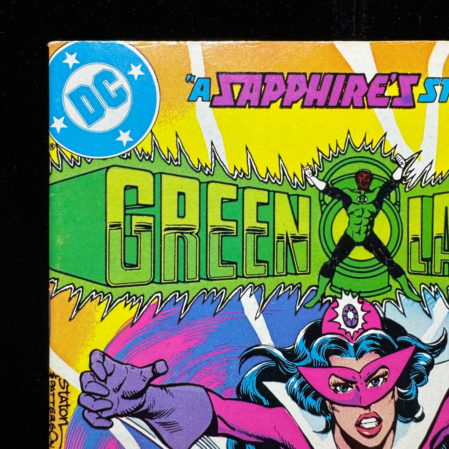 Green Lantern 192 - Origin Of Star Sapphire - Copper Age Dc Comics 1985