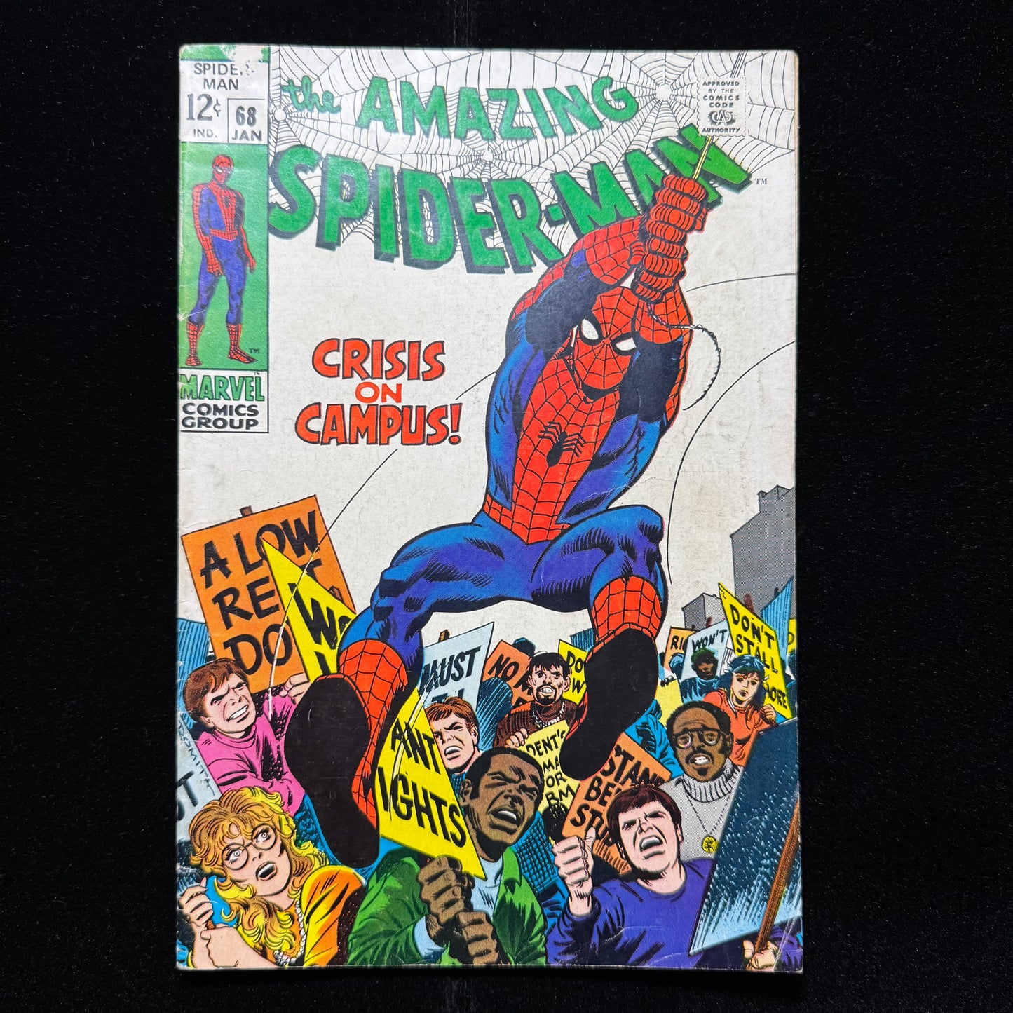 Amazing Spider-Man 68 - Intro Of The Tablet Of Life And Time - Silver Age 1968