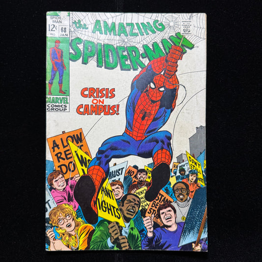 Amazing Spider-Man 68 - Intro Of The Tablet Of Life And Time - Silver Age 1968