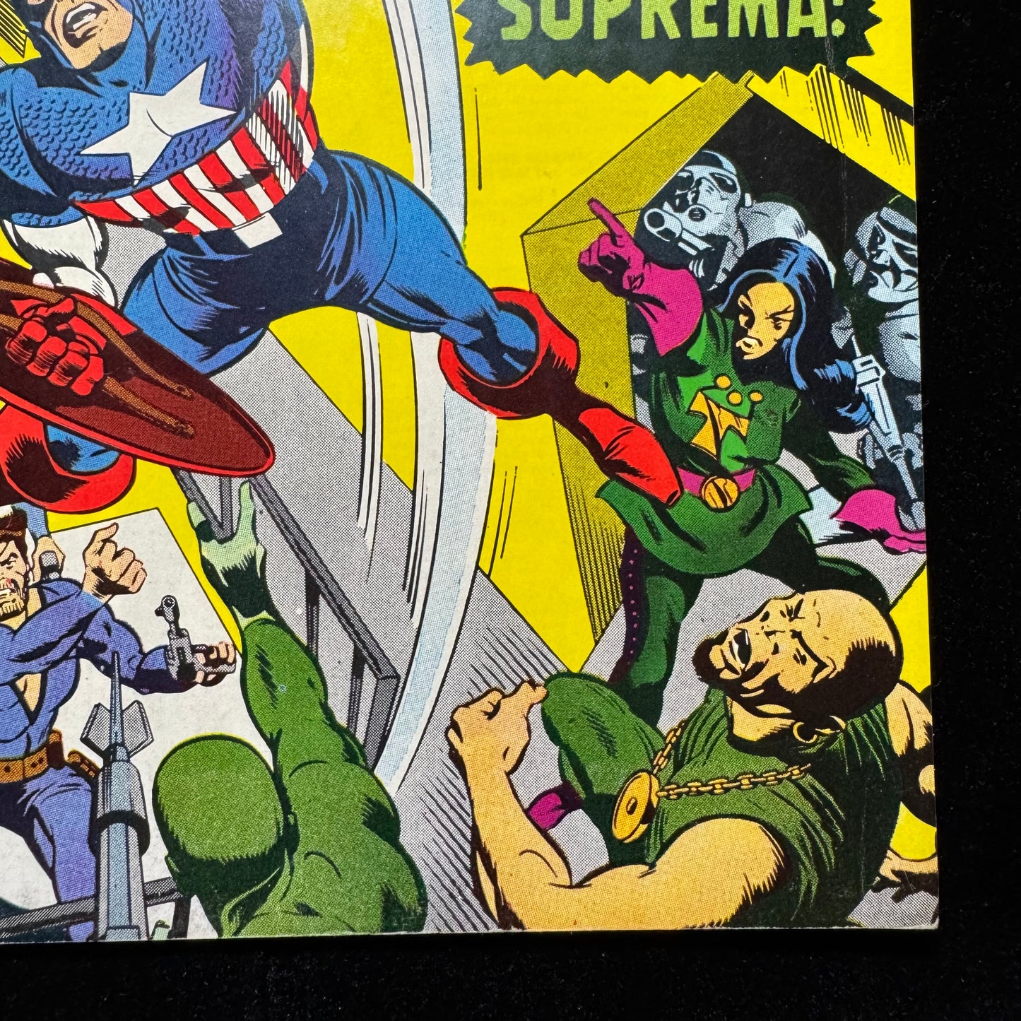 Captain America 123 - 1st Appearance Of Suprema - Bronze Age Marvel Comics 1970