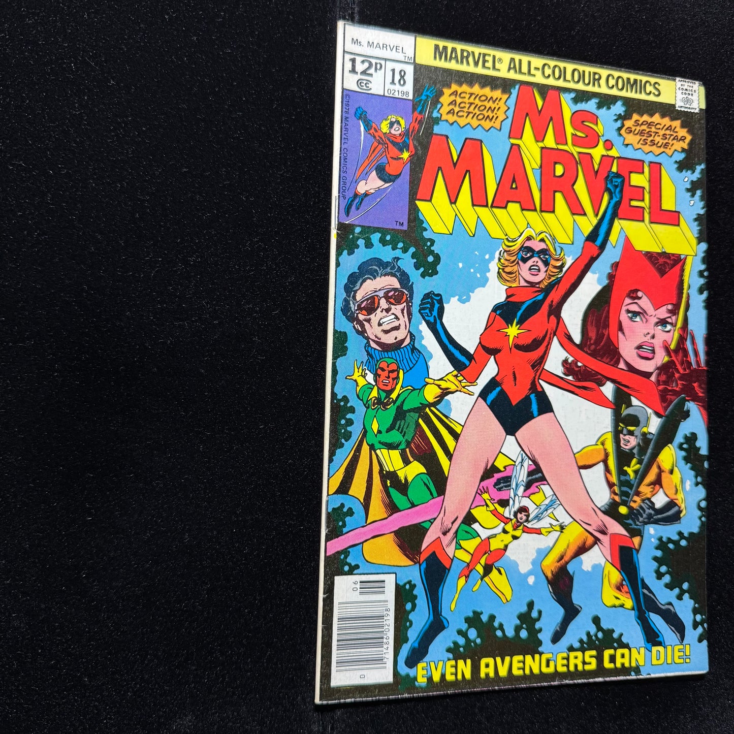 Ms Marvel 18 - 1st Full Appearance Of Mystique - Bronze Age Marvel Comics 1978