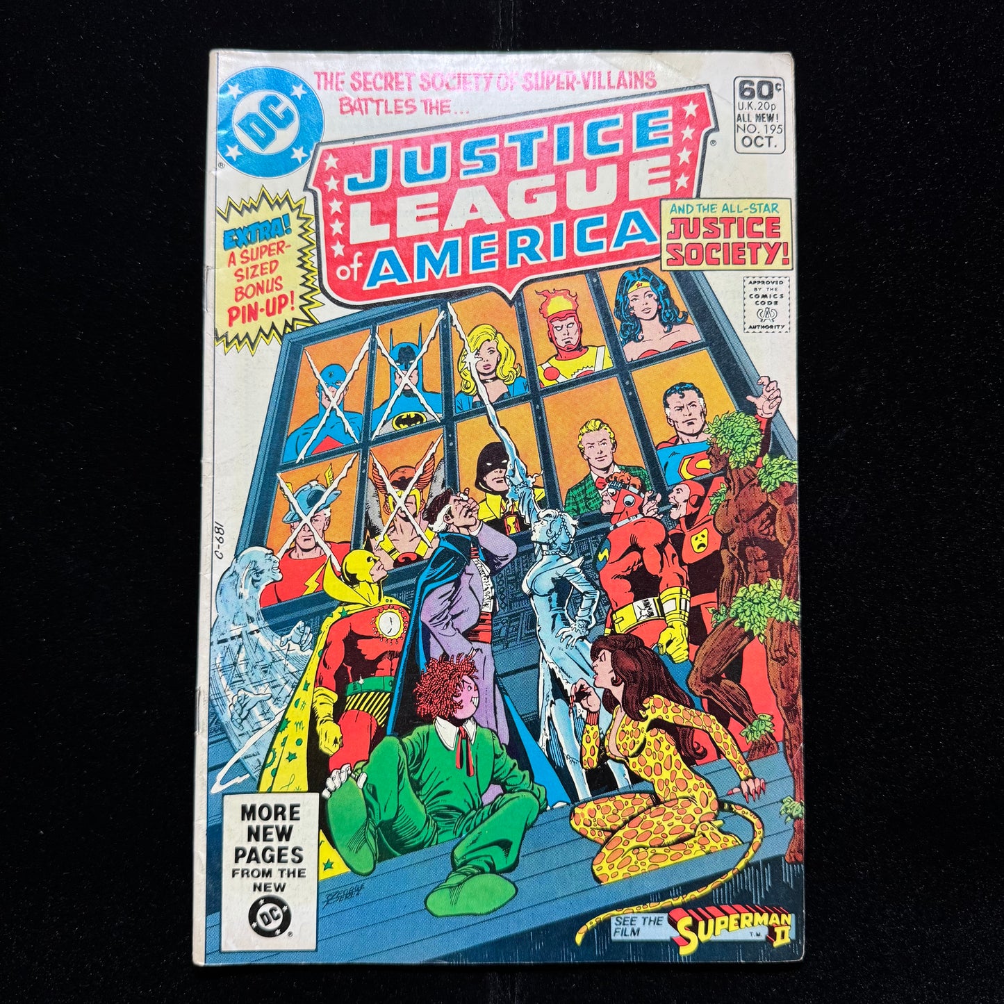 Justice League Of America 195 - Bronze Age Dc Comics 1981