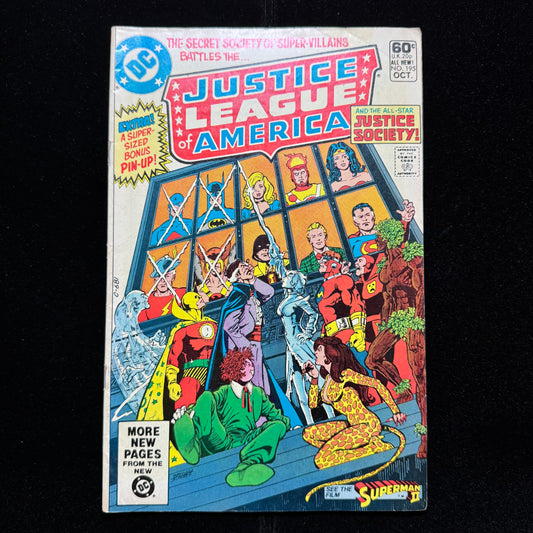 Justice League Of America 195 - Bronze Age Dc Comics 1981