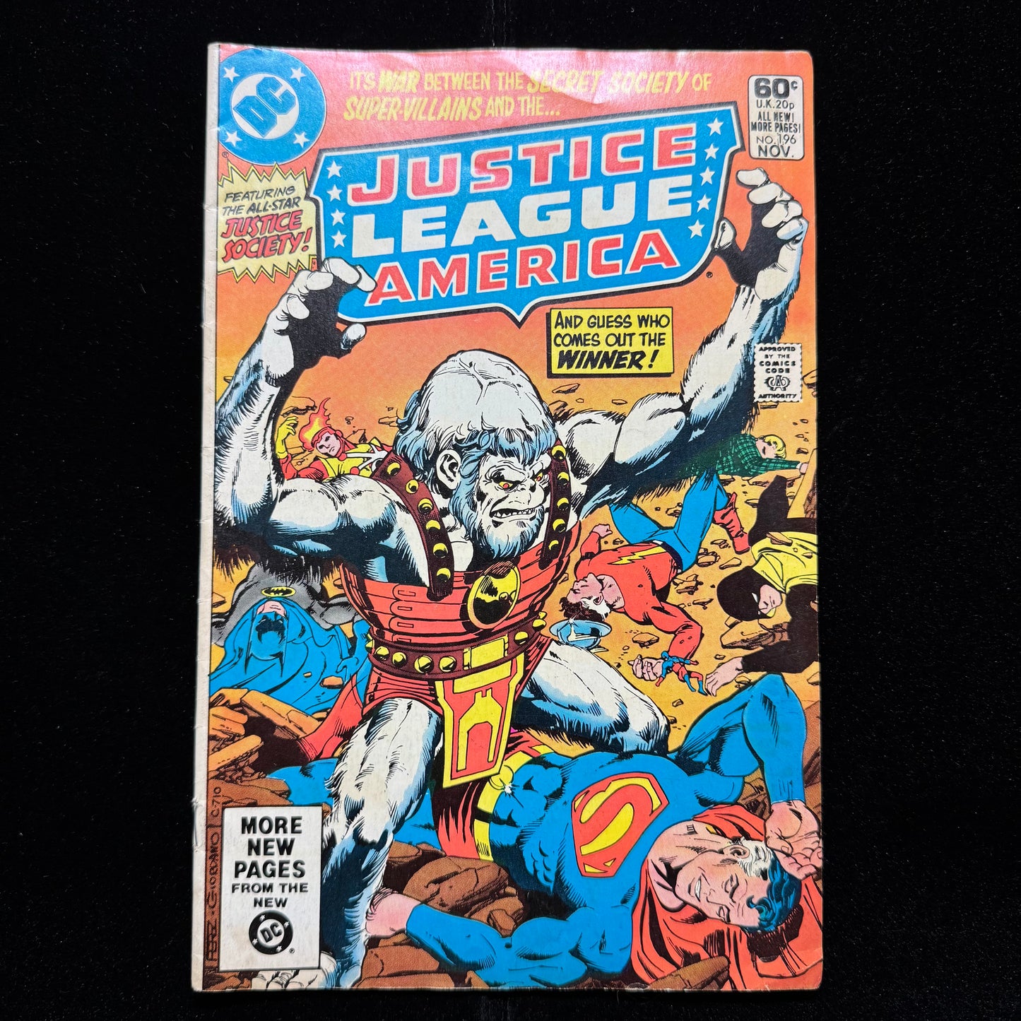 Justice League Of America 196 - Bronze Age Dc Comics 1981