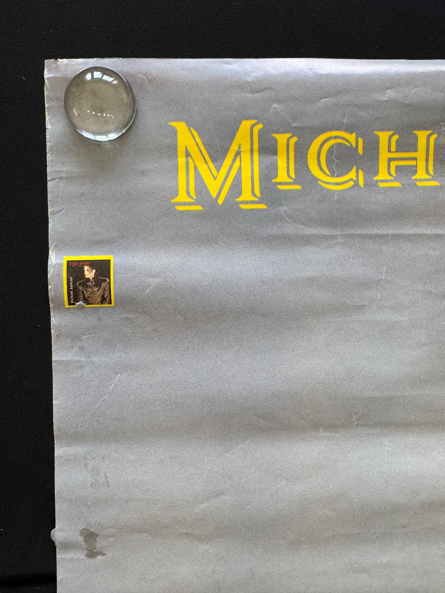 Michael Jackson Black Panther Poster - MJJ Productions - 37" x 26.5" Rare 1991