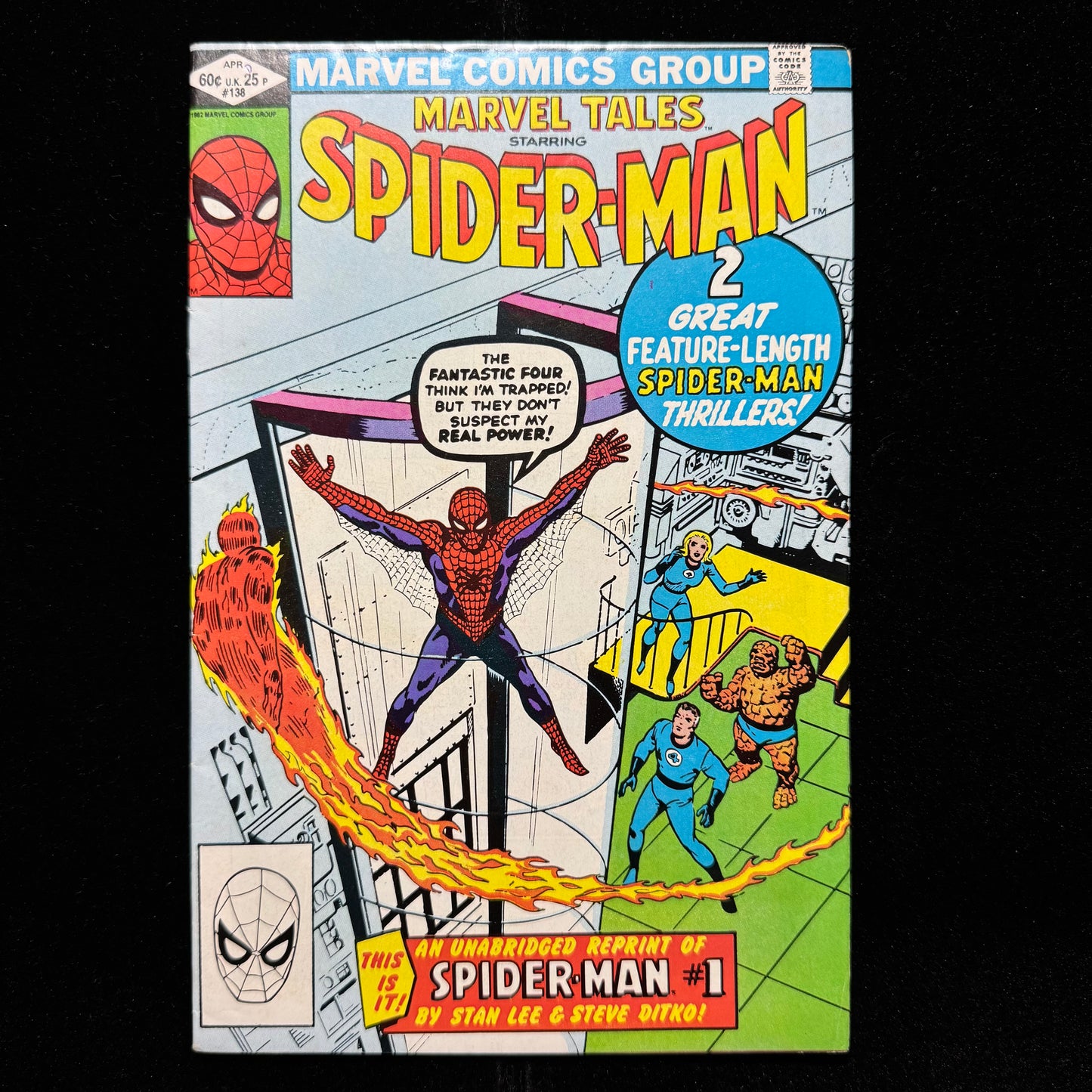 Marvel Tales 138 - Reprints Amazing Spider-Man 1 - Bronze Age Marvel Comics 1982